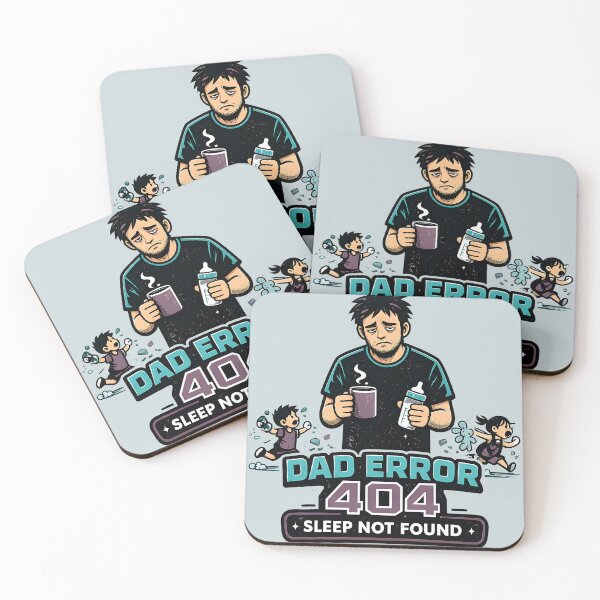Item preview, Dad Error 404 Sleep Not Found Funny Gamer Dad Gift designed and sold by  Artistry in Motion by MADsrecreation.