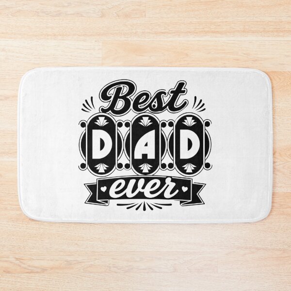 Item preview, Best Dad Ever Vintage Typography Design designed and sold by DavidTeeStudio.