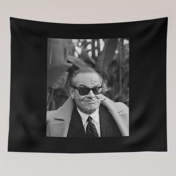 Item preview, Jack Nicholson Smoking a Cigarette, Black and White  designed and sold by Dejan Zerdo.