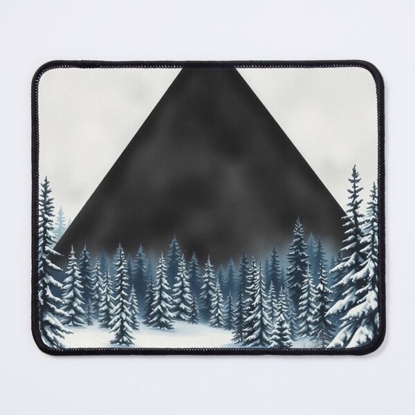 Item preview, The Void Triangle - Dark Surreal Winter Forest designed and sold by EllDAV777.