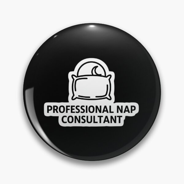 Item preview, Professional Nap Consultant Funny Sleep Humor Sticker | Cute Lazy Meme Decal designed and sold by FestivityFinds.