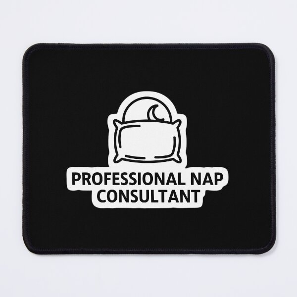 Item preview, Professional Nap Consultant Funny Sleep Humor Sticker | Cute Lazy Meme Decal designed and sold by FestivityFinds.