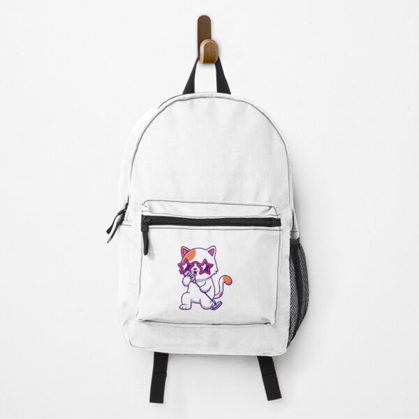 Item preview, Cute Rockstar Cat Singing Cartoon designed and sold by amamspk.