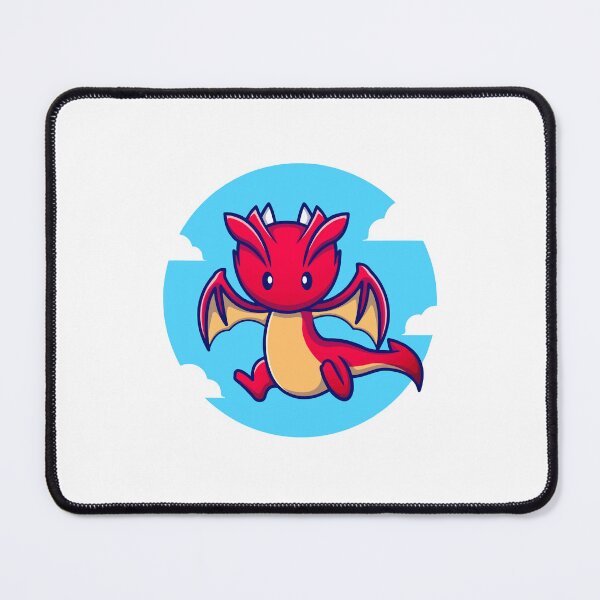Item preview, Cute Baby Red Dragon Flying Cartoon designed and sold by amamspk.