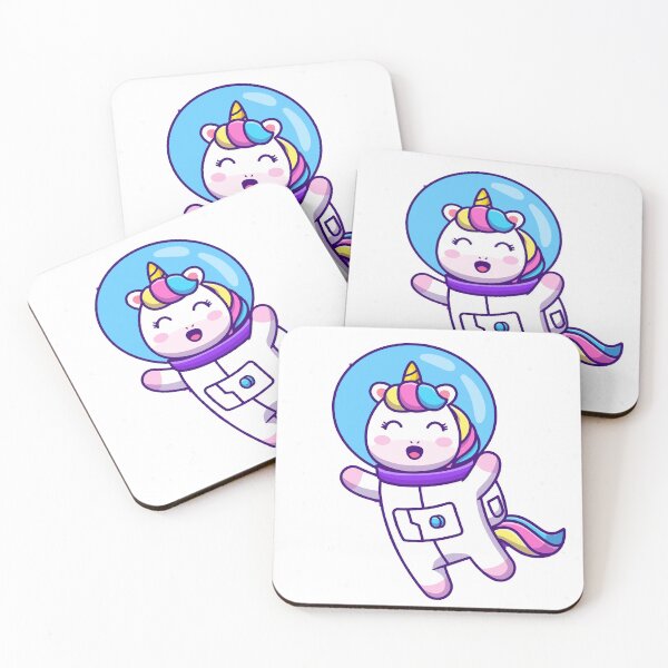 Item preview, Cute Space Astronaut Unicorn Galaxy designed and sold by amamspk.