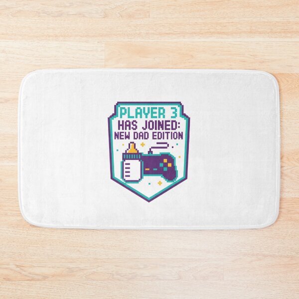 Item preview, Player 3 Has Joined New Dad Edition Gamer Dad T-Shirt | Retro Pixel Gaming Father Tee designed and sold by FestivityFinds.