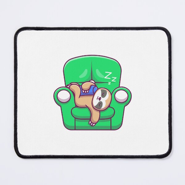 Item preview, Cute Sloth Sleeping Lazy on Armchair designed and sold by amamspk.