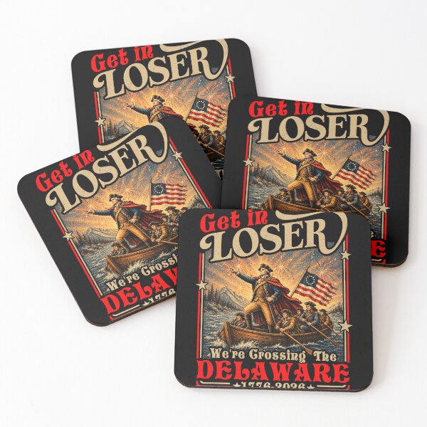 Item preview, Get in Loser We're Crossing The Delaware 4th of July designed and sold by Patchina.