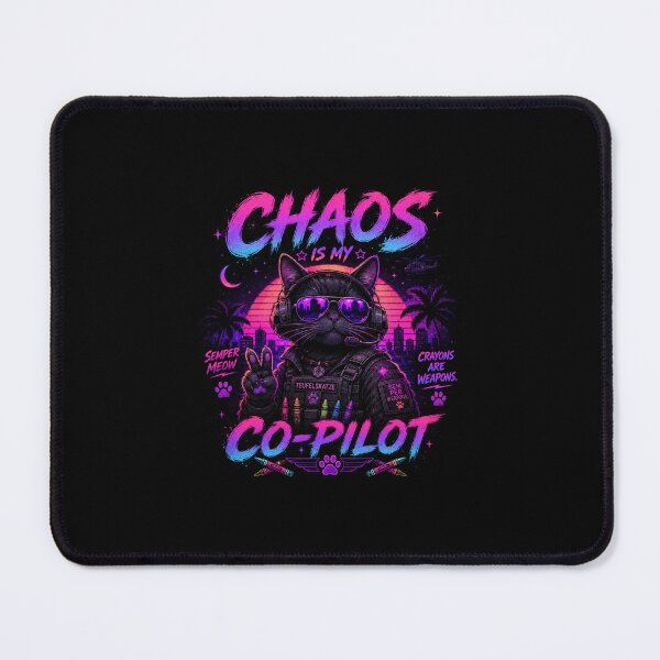 Item preview, Chaos is my co-pilot designed and sold by Teufelskatze7.