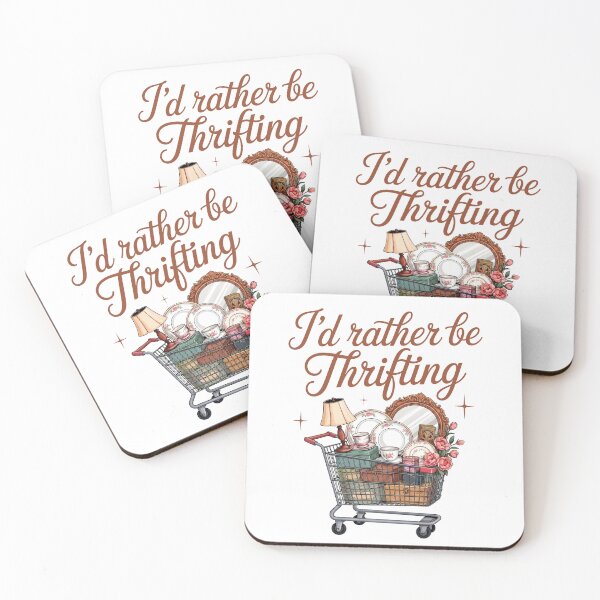 Item preview, I'd Rather Be Thrifting Retro Thrift Shop designed and sold by KarimSoCute.