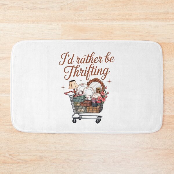 Item preview, I'd Rather Be Thrifting Retro Thrift Shop designed and sold by KarimSoCute.