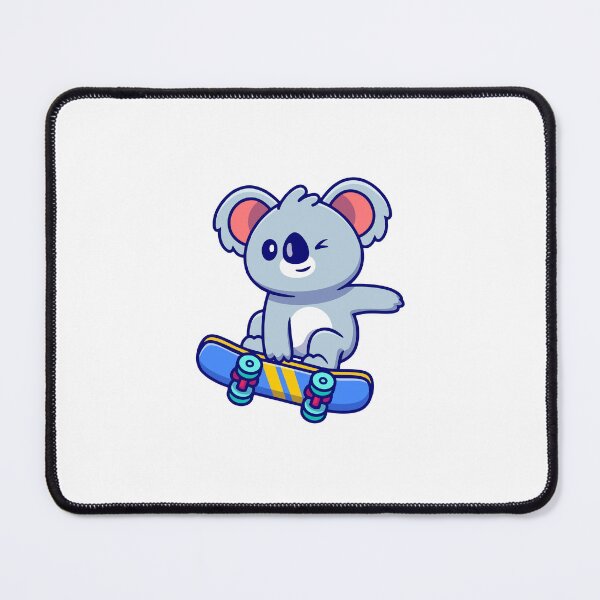 Item preview, Cute Winking Koala Riding a Blue Skateboard designed and sold by amamspk.