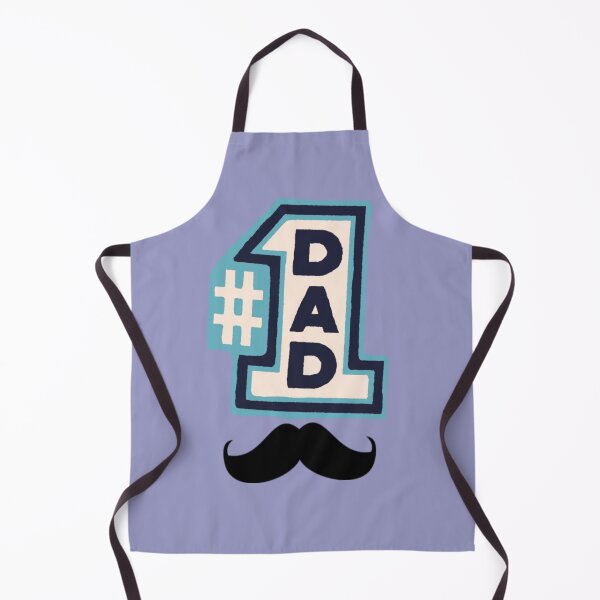 Item preview, Number 1 Dad Best Father Mustache Retro designed and sold by FMSeamlessArt.