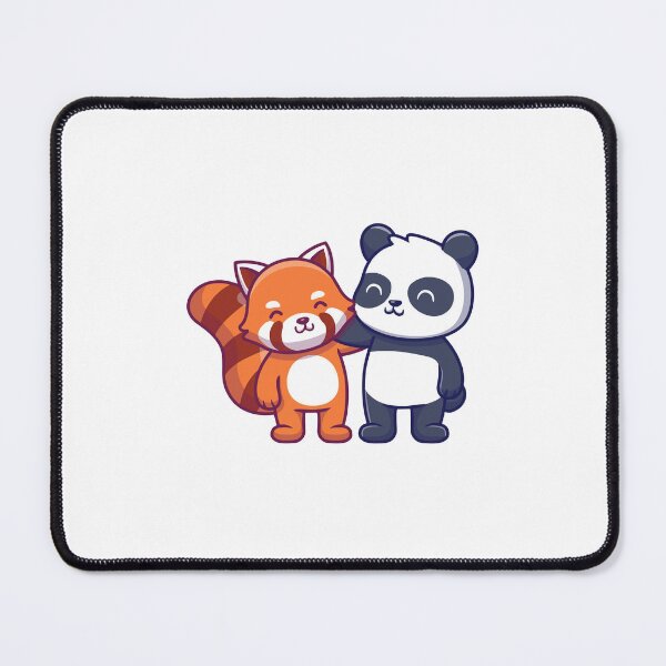 Item preview, Cute Red Panda and Giant Panda Best Friends designed and sold by amamspk.