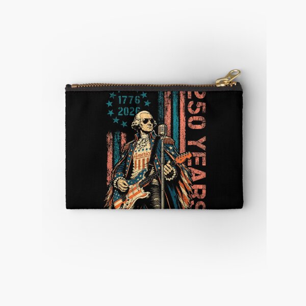 Item preview, George Washington Playing Guitar 4th July 250th Anniversary designed and sold by Patchina.