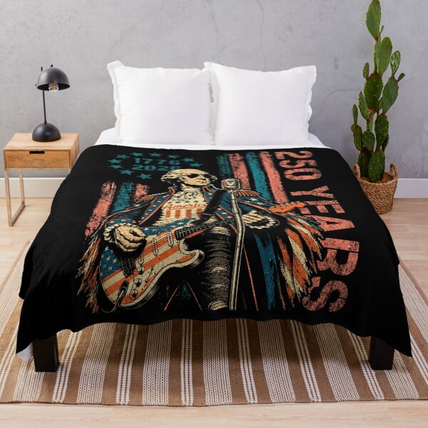 Item preview, George Washington Playing Guitar 4th July 250th Anniversary designed and sold by Patchina.