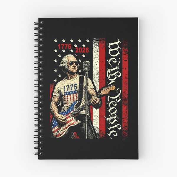 Item preview, George Washington Playing Guitar 4th July 250th Anniversary designed and sold by Patchina.