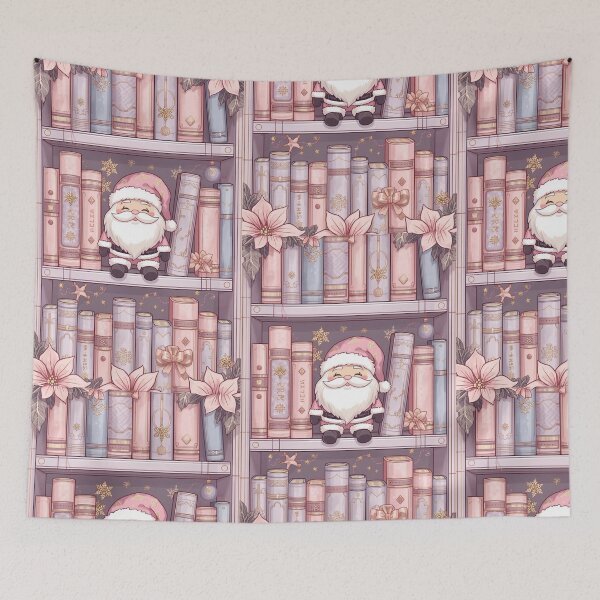Item preview, Santa Cake: Enchanted Christmas with Books and Flowers designed and sold by BriSher.
