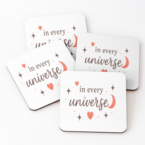 Item preview, In Every Universe Minimal Romantic Aesthetic Design designed and sold by Lovestickerco.