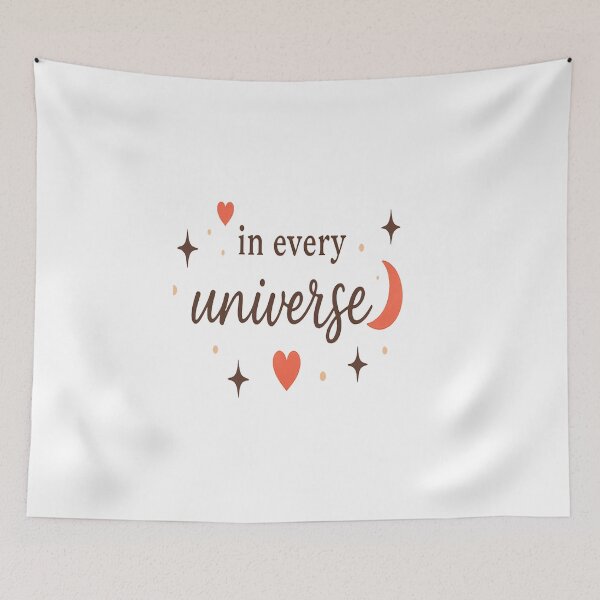 Item preview, In Every Universe Minimal Romantic Aesthetic Design designed and sold by Lovestickerco.