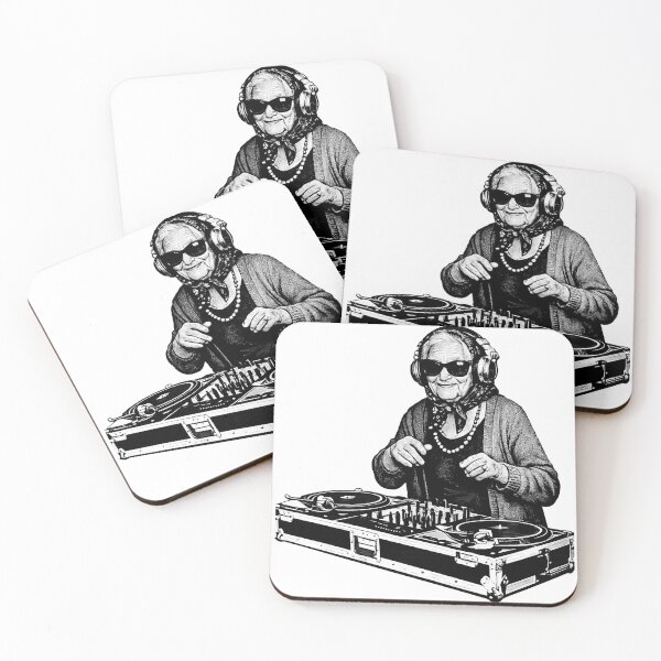 Item preview, Old Lady DJ - Funky Grandma Music DJ designed and sold by PIXEL POP DESIGNS - Beyond the Norm!.