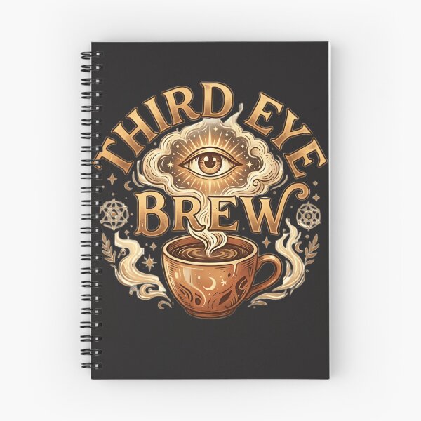 Item preview, Café Third Eye – Camiseta de café espiritual – Estética de meditación designed and sold by Iceyfun.