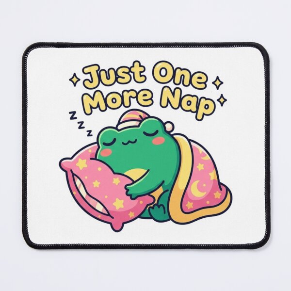 Item preview, Copy of Just One More Nap Frog – Sleepy Hoodie Frog Cozy Cartoon Design designed and sold by ArtsyExplorer.