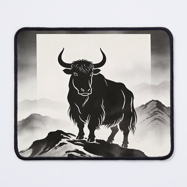 Item preview, Wild Yak Standing on Mountain Rock designed and sold by bocai1994.