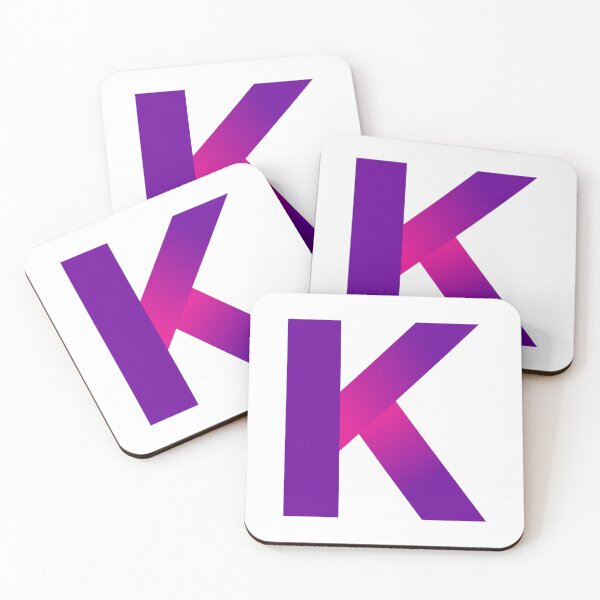 Item preview, Kadena KDA Crypto Logo Purple Gradient Monogram designed and sold by amamspk.