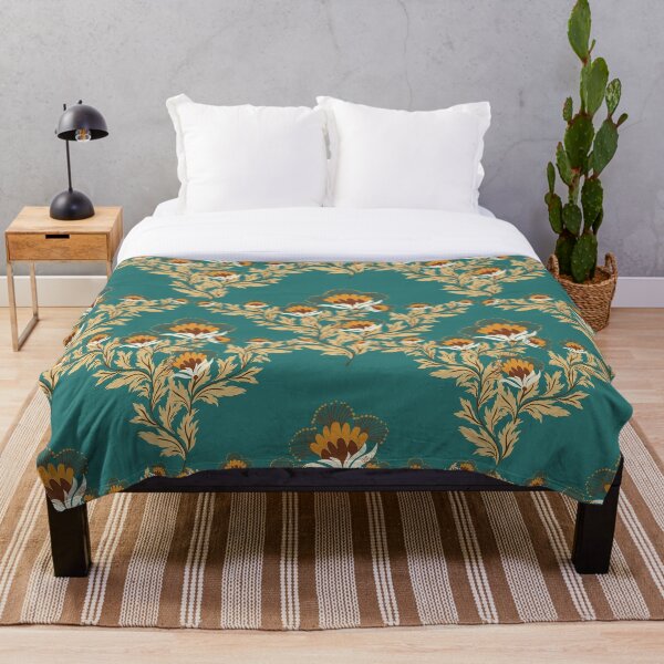 Item preview, Vintage Floral Seamless Pattern with Ornamental Leaves designed and sold by PowerAntShop.