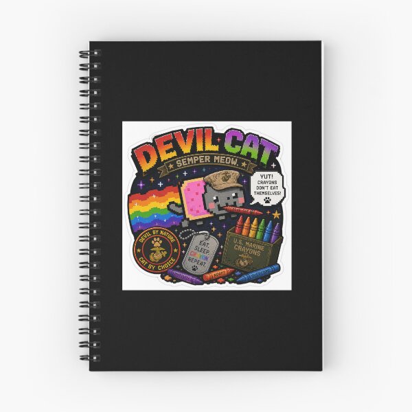 Item preview, Devil Cat Semper Meow designed and sold by Teufelskatze7.