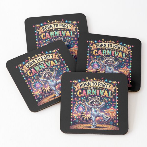 Item preview, Funny Disco Raccoon Carnival Party Lover Retro Festival Animal Meme Gift designed and sold by Im-Ara.