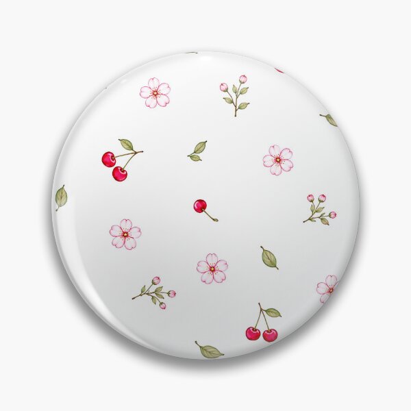 Item preview, Cherry Blossom Cottagecore Botanical Pattern designed and sold by pola-pola.