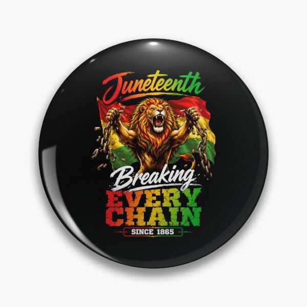 Item preview, Lion Breaking Every Chain Since 1865 Juneteenth Freedom designed and sold by KarimSoCute.