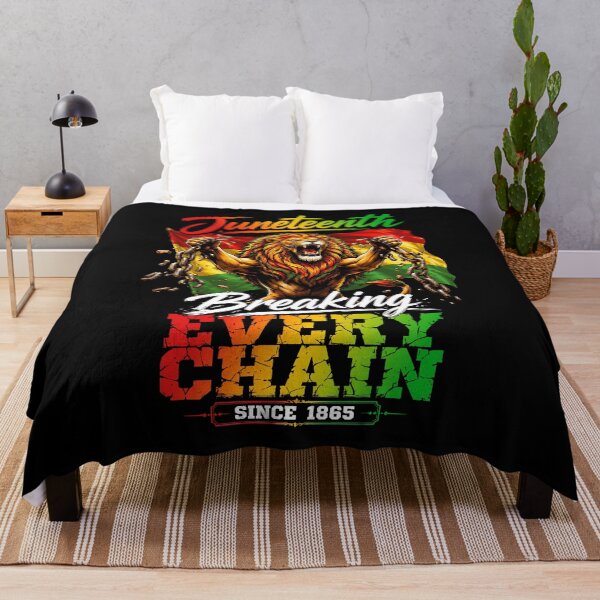 Item preview, Lion Breaking Every Chain Since 1865 Juneteenth Freedom designed and sold by KarimSoCute.