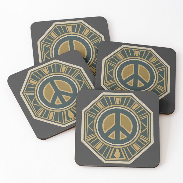 Item preview, Vintage Geometric Peace Symbol Spiritual Harmony Decorative Artwork designed and sold by PinUpPizzazz.