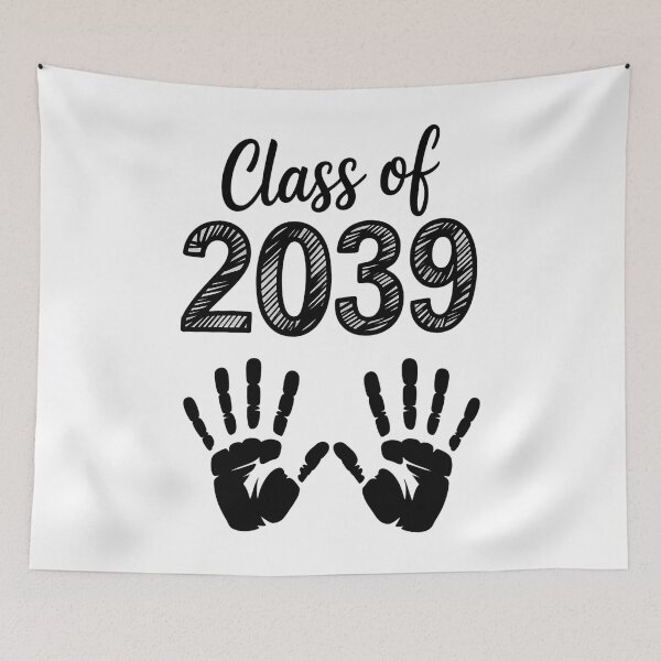 Item preview, Class of 2039 Grow with Me Handprint On Back Pre-K designed and sold by sailorjessiArt.