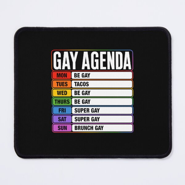 Item preview, LGBT Pride Gay Agenda Homo designed and sold by KarimSoCute.