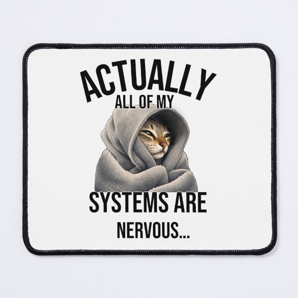 Item preview, Nervous cat designed and sold by Mazkeratii.