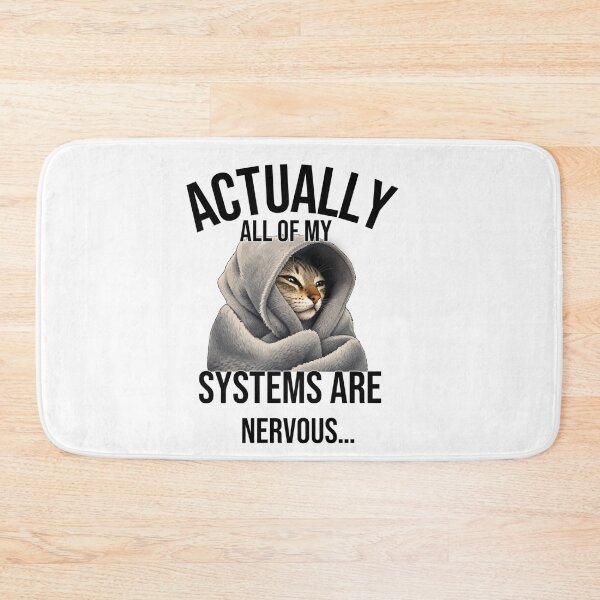 Item preview, Nervous cat designed and sold by Mazkeratii.