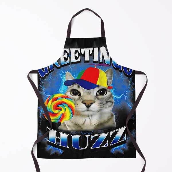Item preview, Greetings Huzz Funny Cat Propeller Hat Lollipop Humor designed and sold by SanTiOmal.
