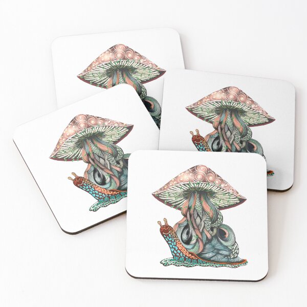 Item preview, Shroomie the Snail in Living Color  designed and sold by MyTimeDesign.
