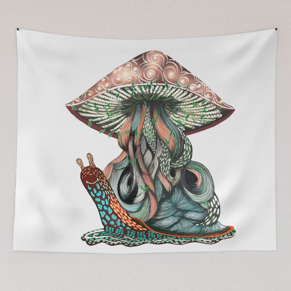 Item preview, Shroomie the Snail in Living Color  designed and sold by MyTimeDesign.