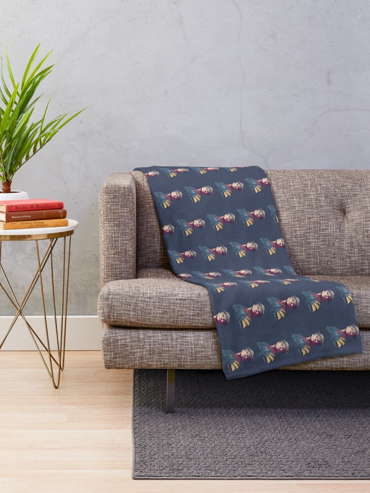 Thumbnail 2 of 6, Throw Blanket, Homelander designed and sold by ilustracool.