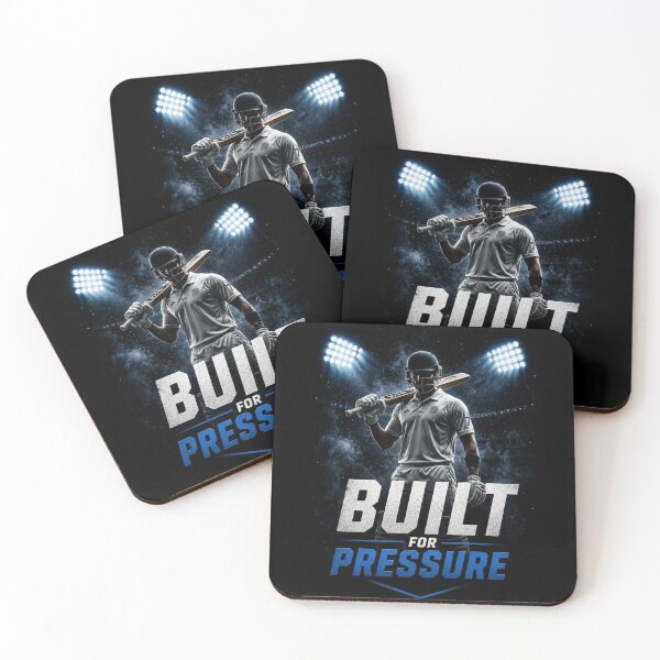 Item preview, Built For Pressure Cricket Streetwear T-Shirt | Motivational Sports Graphic Tee designed and sold by Atharva-threads.