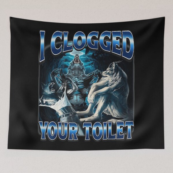 Item preview, I Clogged Your Toilet Bathroom Humor Gag Gift designed and sold by SanTiOmal.