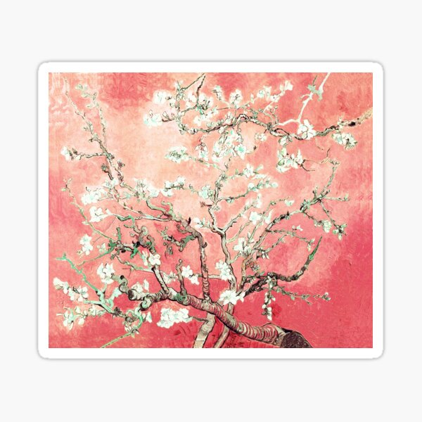 Vista previa del artículo con la obra «Vincent Van Gogh Almendros En Flor Melocotón», diseñado y vendido por PureVintageLove.