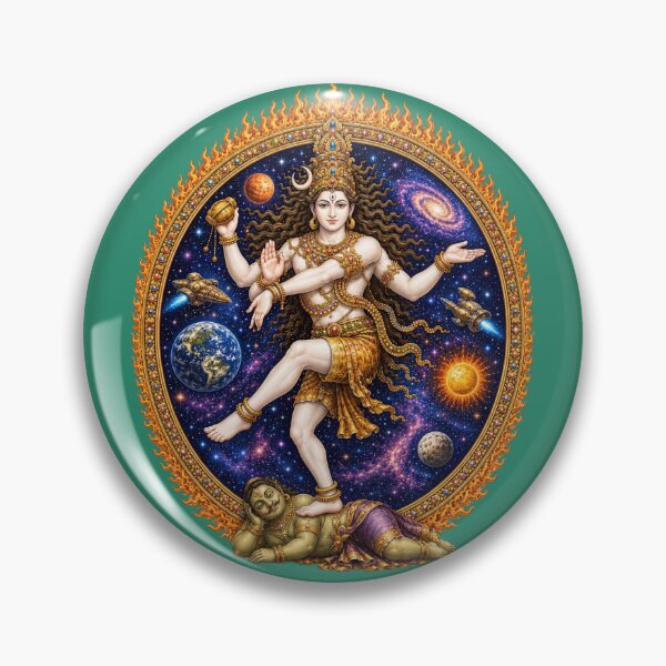 Item preview, The Cosmic Dance – Sacred Shiva Universe Art designed and sold by sunbowjp stadio.