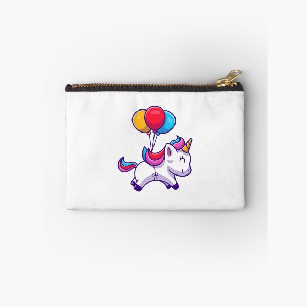 Item preview, Cute Flying Unicorn with Colorful Balloons designed and sold by dmladero.