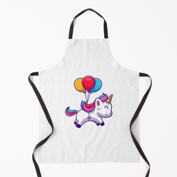 Item preview, Cute Flying Unicorn with Colorful Balloons designed and sold by dmladero.